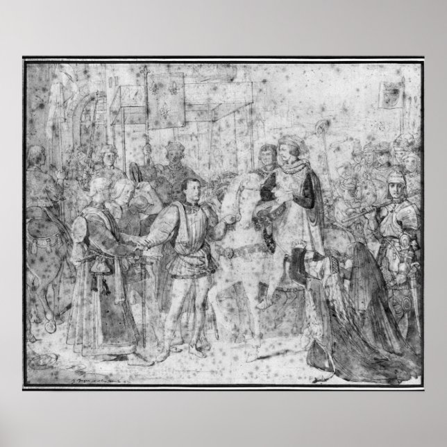 Affiche Entrée du Dauphin, futur Charles V (Devant)