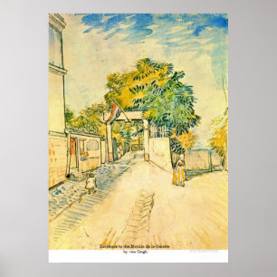 Affiche Entrée du Moulin de la Galette par van Gogh