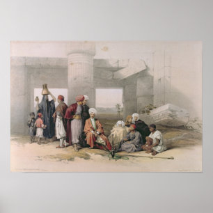 Affiche Entrée du Temple d'Amus II à Goorha