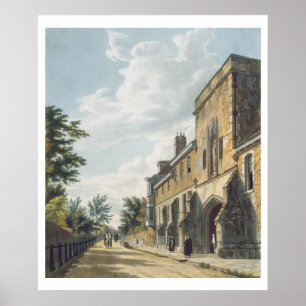 Affiche Entrée d'université de Winchester avec Hous du