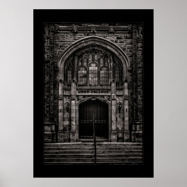 Affiche Entrée Knox College No 1 avec frontière (Devant)