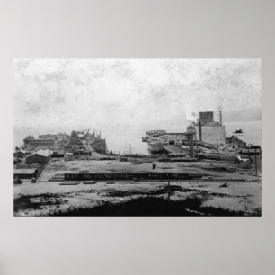 Affiche Entrepôts de bord de mer chez Astoria, OU