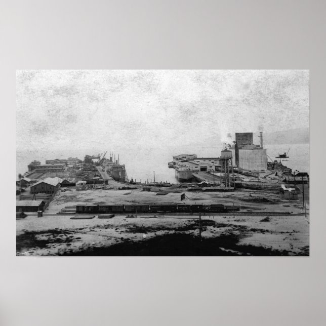 Affiche Entrepôts riverains à Astoria, OU photo (Devant)