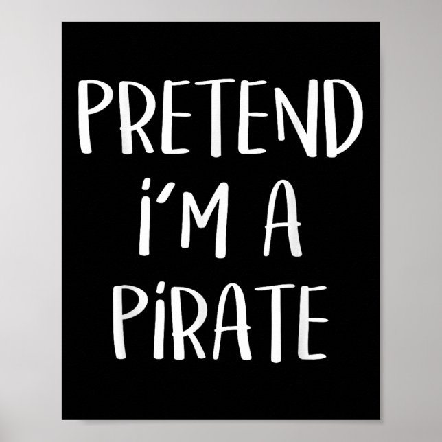 Affiche Entreprise de déguisement de pirate Uni-tous âges  (Devant)