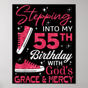 Affiche Entrer dans mon 55e anniversaire avec la grâce de