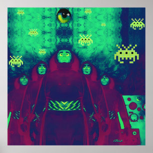 Affiche Envahisseurs de l'espace extra-atmosphérique