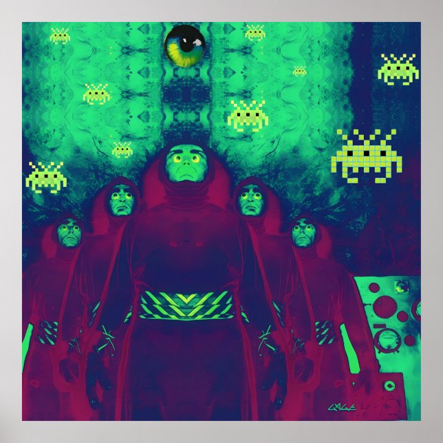 Affiche Envahisseurs de l'espace extra-atmosphérique (Devant)