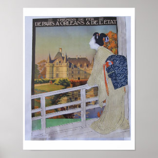 Affiche Envie de voyage - art du collage