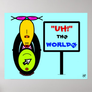 Affiche Environnement & mascotte singe v1