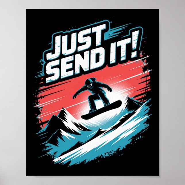 Affiche Envoie-Le ! Snowboard (Devant)
