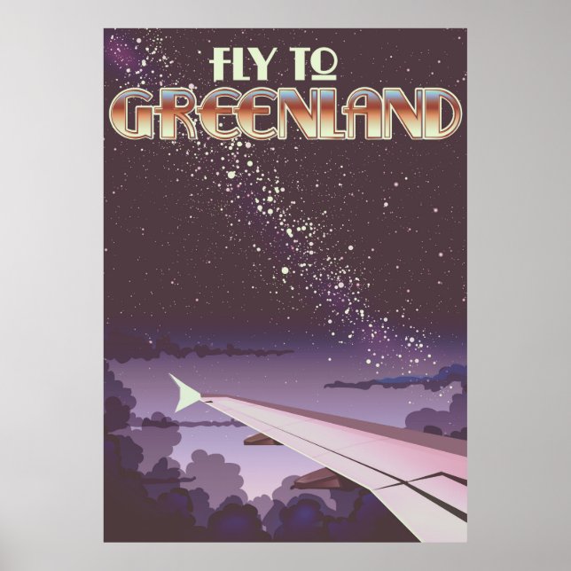 Affiche Envolez-vous pour le Groenland (Devant)