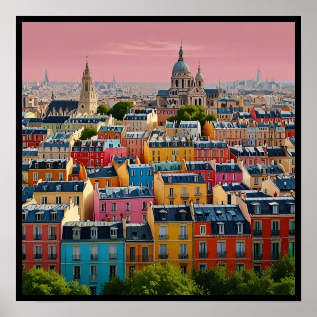 Affiche Envoûtante de Paris (Devant)