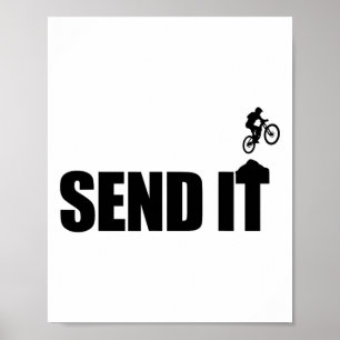 Affiche Envoyez-le Vtt Saut