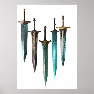 Affiche Épée au clair de lune