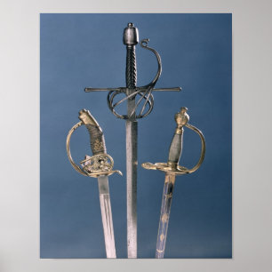 Affiche Épée de l'officier d'infanterie