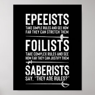 Affiche Epee fencer fencer fencer fencer fencer fencer clô