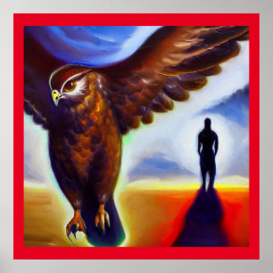 Affiche Épervier animal Spirit 3
