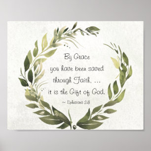 Affiche Ephesians 2:8