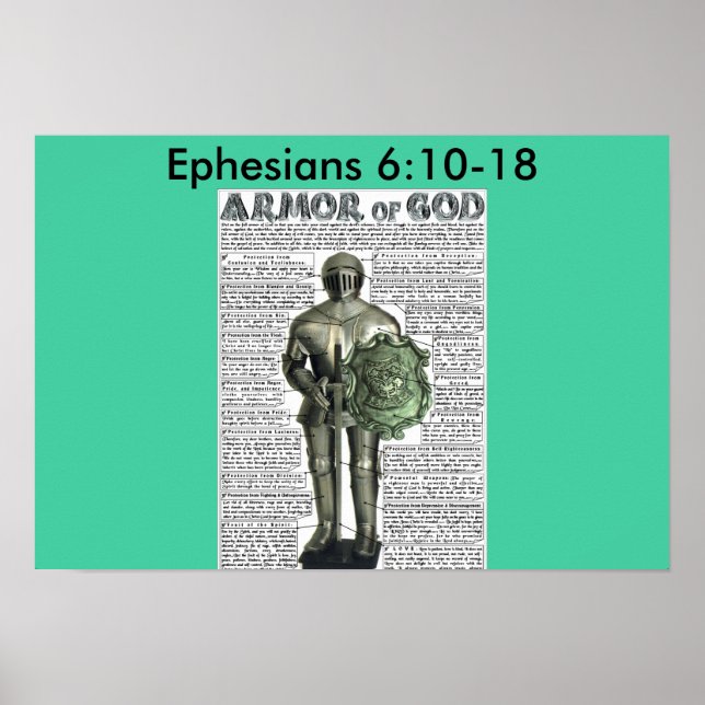 Affiche Éphésiens 6:10-18 (Devant)