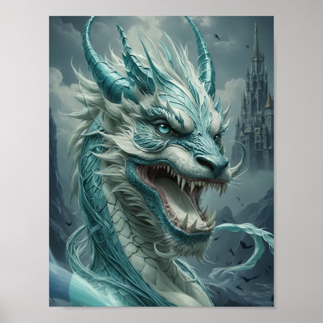 Affiche Epic Blue Storm Dragon (Devant)