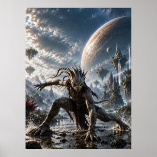 Affiche Epic Cosmic Guardian in a Fantasy World