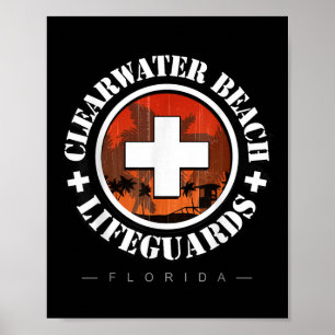 Affiche Épic Fl Spring Break Floride Lifeguard Clearwater