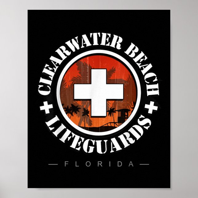 Affiche Épic Fl Spring Break Floride Lifeguard Clearwater (Devant)