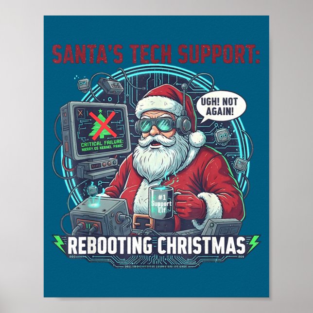 Affiche Epic Support Santa Rebooting s Tech (Devant)