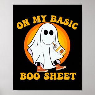 Affiche Épice citrouille Latte Automne Vibe Halloween amus