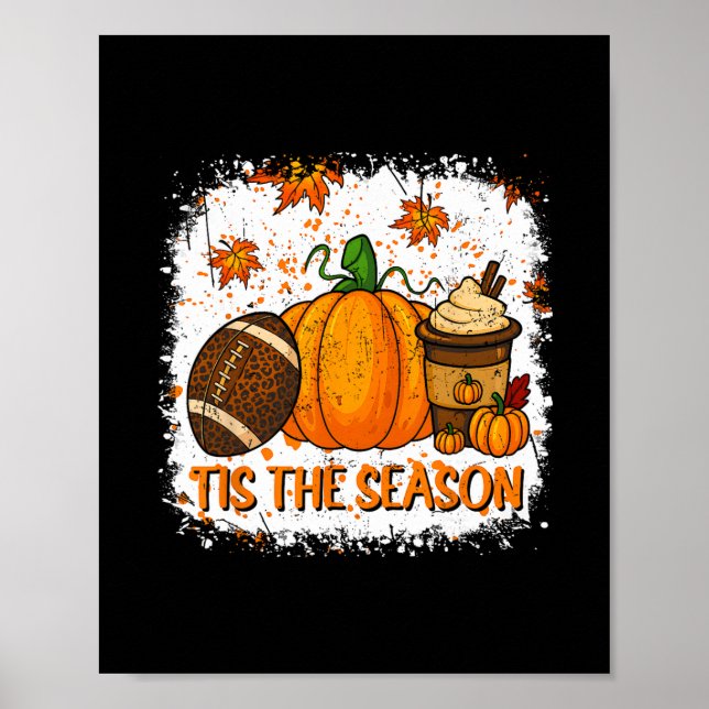 Affiche Épice de citrouille Piedll C'est la saison d'autom (Devant)