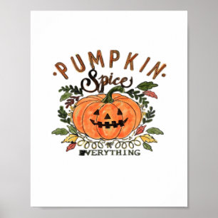 Affiche Épices citrouilles - Collection Halloween