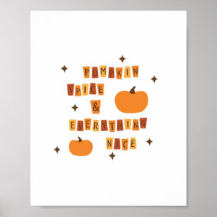 Affiche Épices citrouilles et tout Nice - Vibes de devis