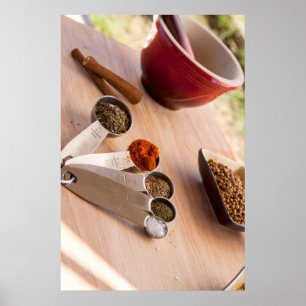 Affiche Épices dans la cuisine