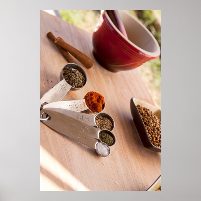 Affiche Épices dans la cuisine (Devant)