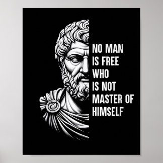 Affiche Epictetus Chemise grecque stoïque Philosophe Motiv