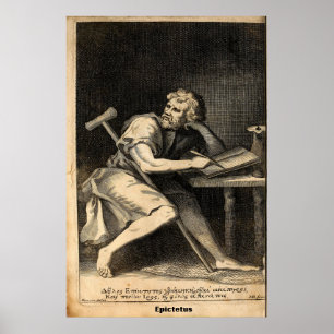 Affiche Epictetus / Philosophe grec /