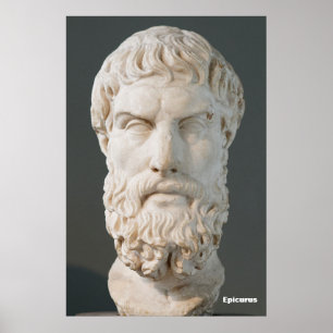 Affiche Epicurus / Philosophe grec /