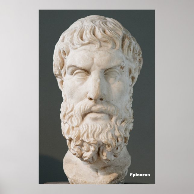 Affiche Epicurus / Philosophe grec / (Devant)