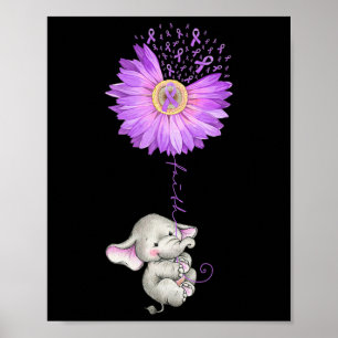 Affiche Epilepsie de tournesol pourpre A