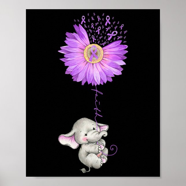 Affiche Epilepsie de tournesol pourpre A (Devant)