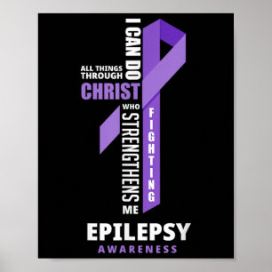 Affiche Epilepsie Guerrier Dieu Jésus Christ Epilepsie