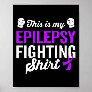 Affiche Epilepsie Guerrier Survivant Sensibilisation Obten