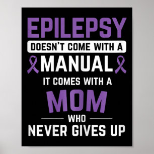 Affiche Epilepsie Maman Epilepsie Conscience de l'épilepsi