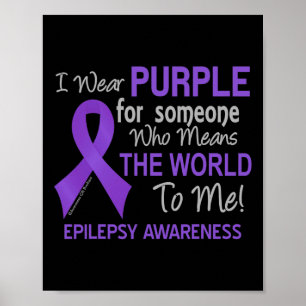 Affiche Epilepsie Pour Quelqu'Un Qui Veut Dire Le Monde Po