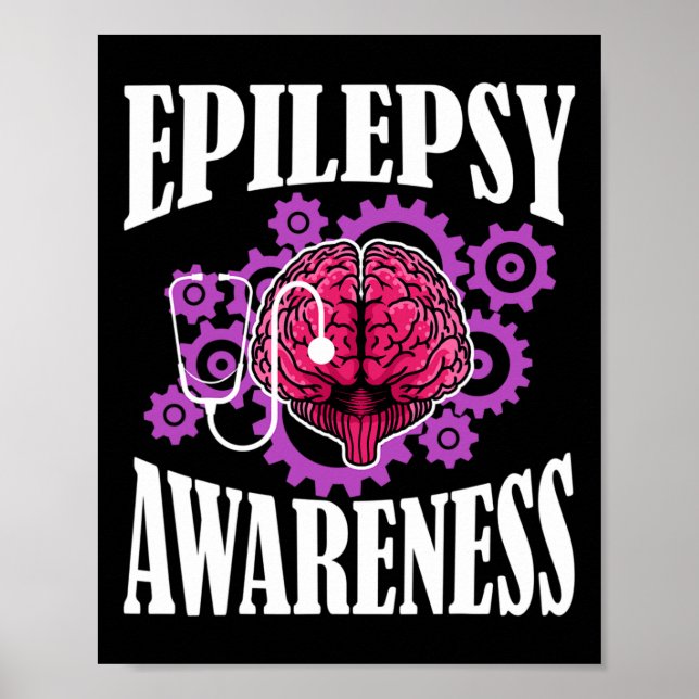 Affiche Epilepsie Sensibilisation Diagnostic Epileptique G (Devant)