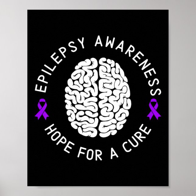 Affiche Epilepsie Sensibilisation Espérance Pour Une Épile (Devant)