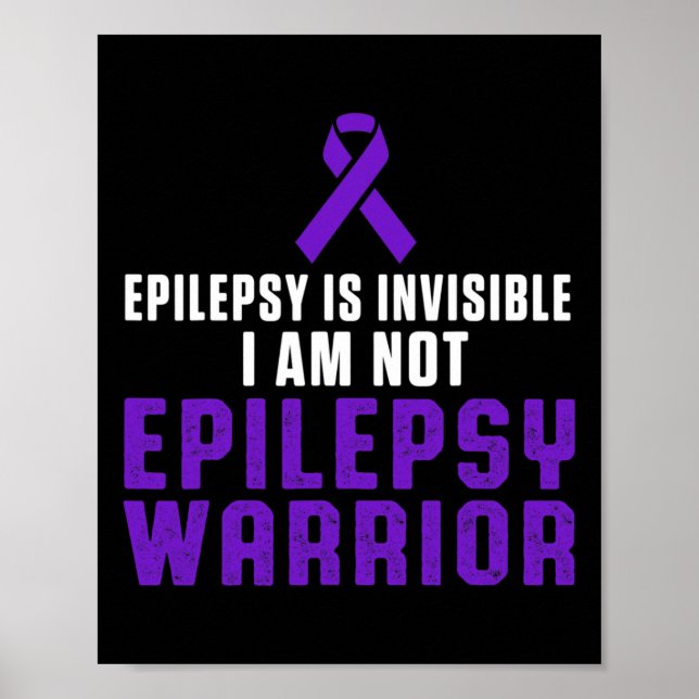 Affiche Epilepsie Sensibilisation Fun Soins de santé Epile (Devant)