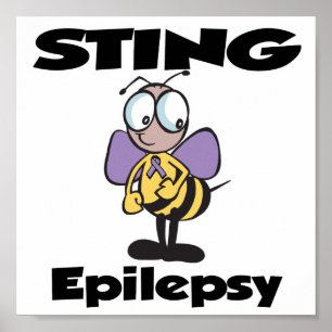 Affiche Épilepsie STING