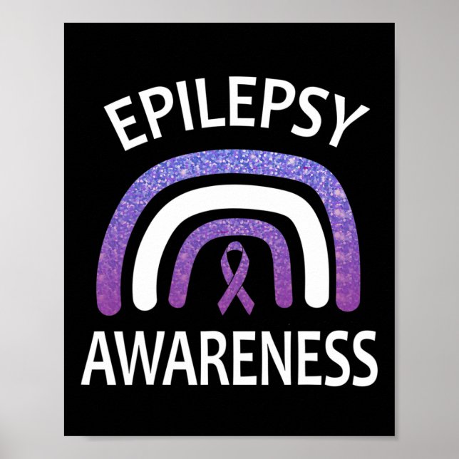 Affiche Epilepsy Awareness Survivor And Warrior Support  (Devant)