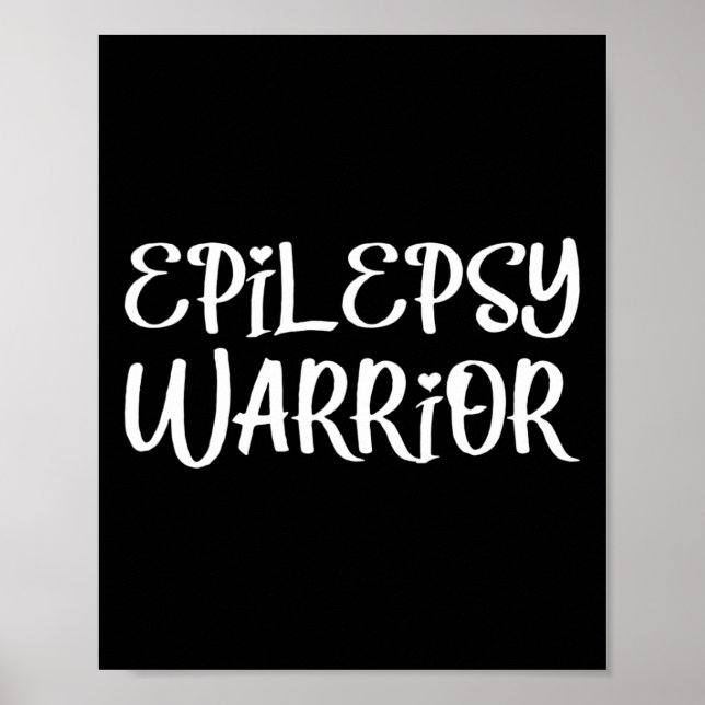Affiche Epilepsy Warrior Purple Epilepsy Sensibilisation S (Devant)